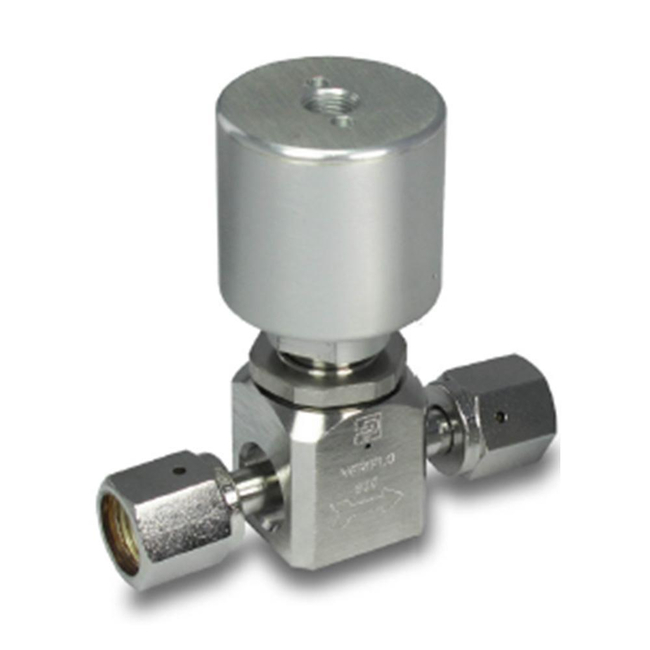 UHP Diaphragm Valve – Manual or Air-actuated (vacuum to 300 psig) – 930 Series